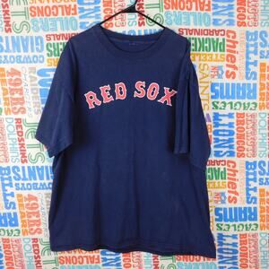 Boston Red Sox Coco Crisp Jersey T Shirt Size XL Navy Blue 2007